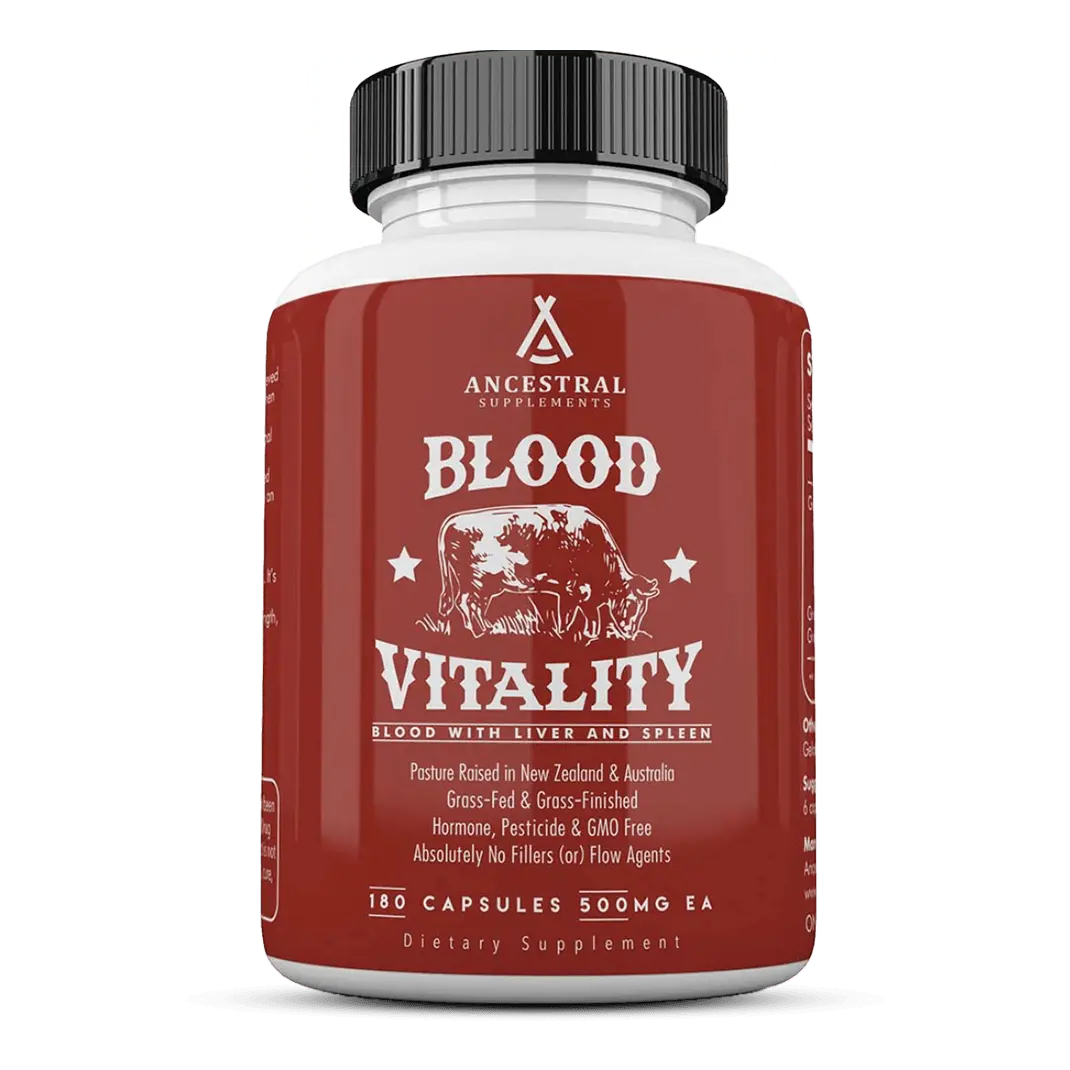 Runderbloed - Blood Vitality - Grasgevoerd - 180 capsules - Ergomax