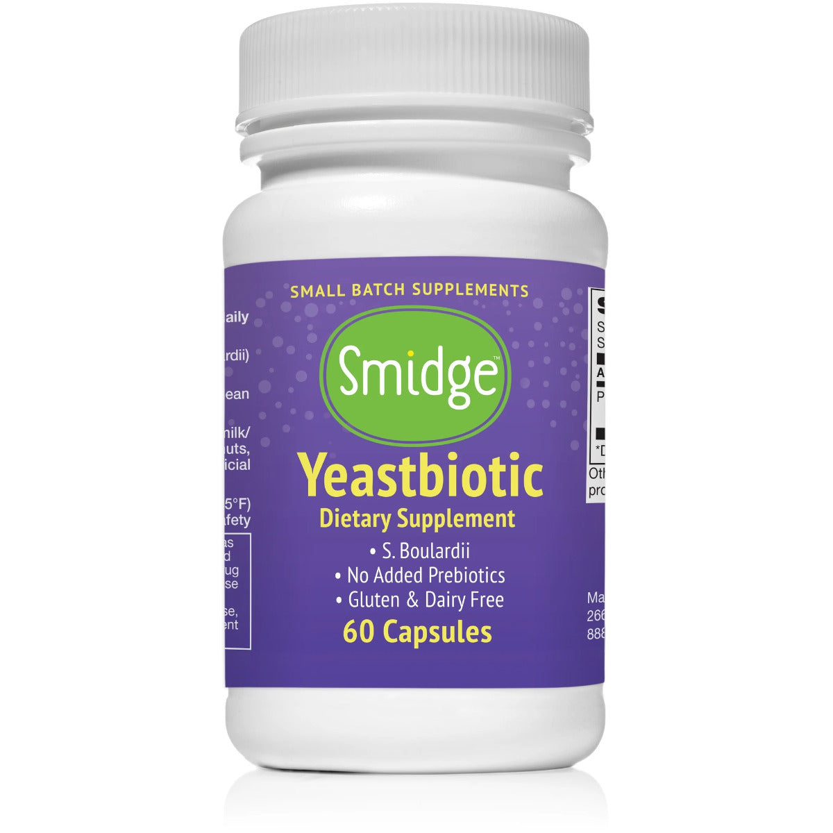 YeastBiotic™ - Probiotica Capsules - Smidge™ - Ergomax